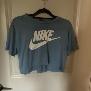 Nike Light Blue Tee with White Logo